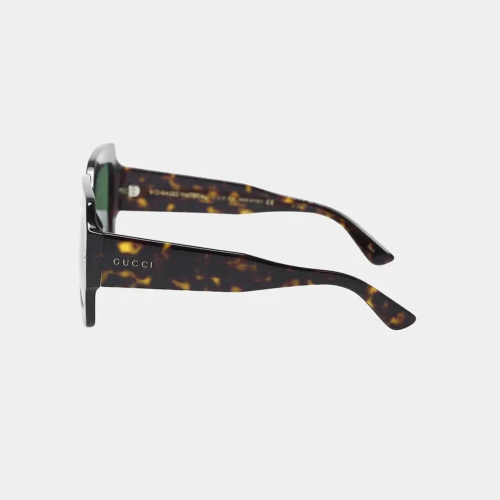 New - GUCCI Green Square Men  Sunglasses GG1111S 002 53